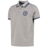 Chelsea Core Tipped Polo Shirt - Grey Marl - Boys - Kit Captain