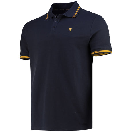 Chelsea Heritage Tipped Pique Polo - Navy - Mens - Kit Captain