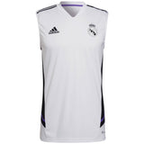 Real Madrid Training Sleeveless Jersey - White - Kit Captain