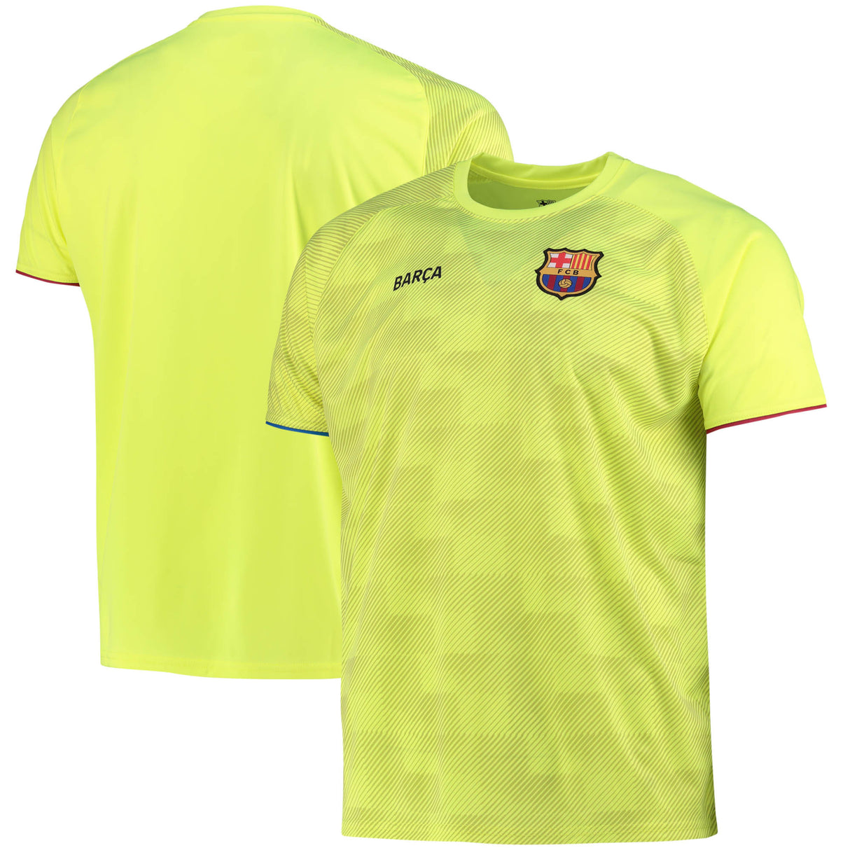 Barcelona Training Top - Yellow - Mens - Kit Captain