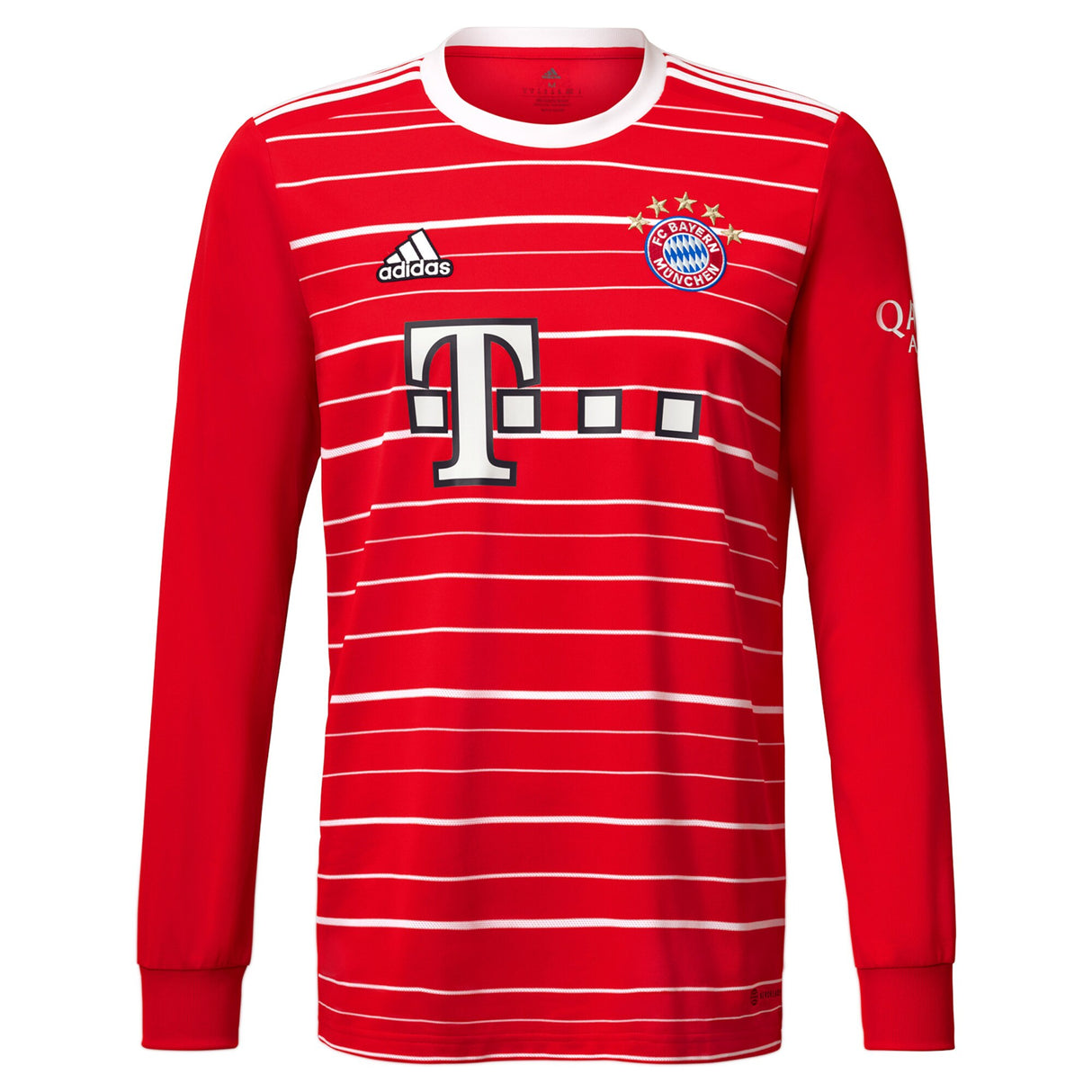 FC Bayern Home Shirt 2022-23 - Kids - Long Sleeve with Goretzka 8 printing - Kit Captain