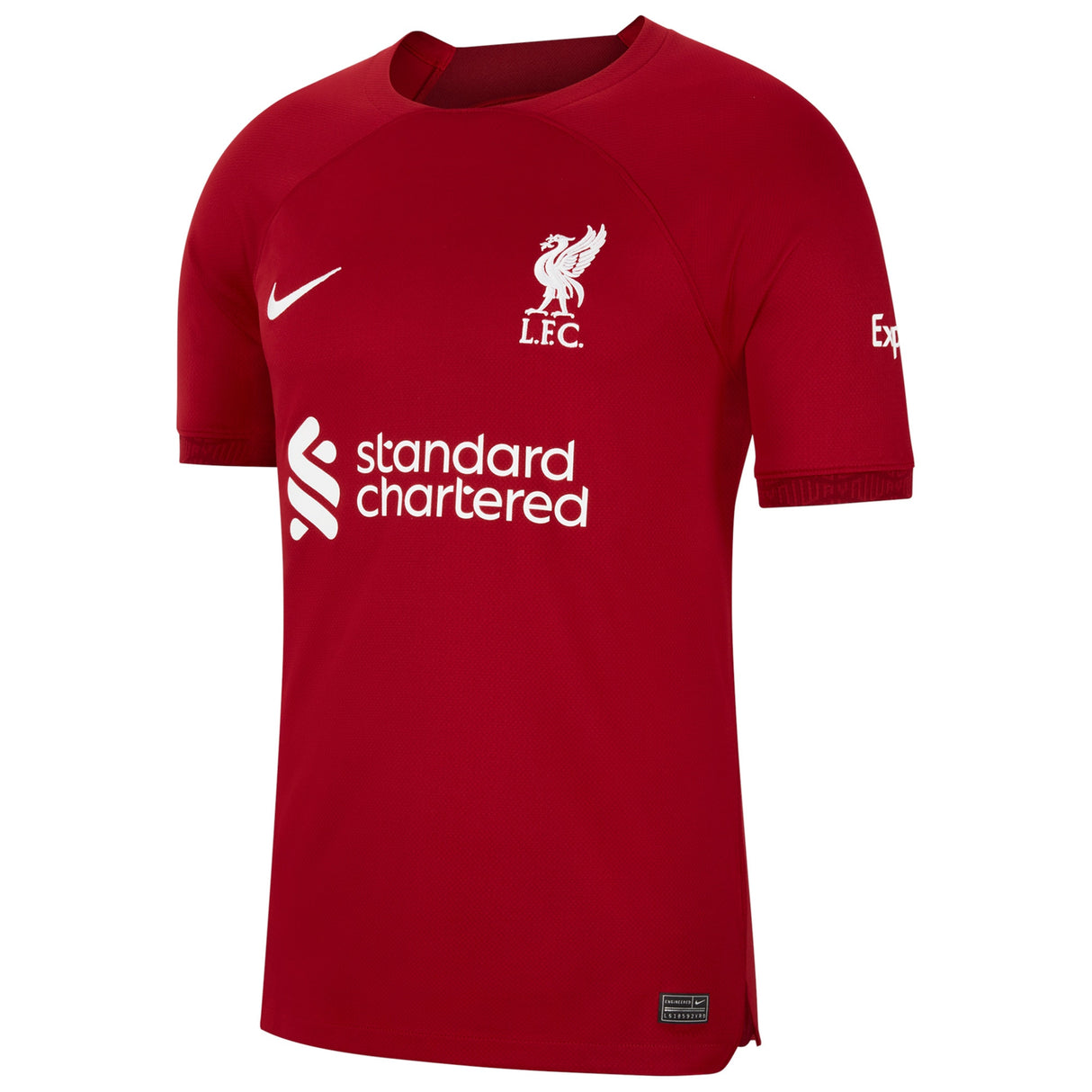 Liverpool Home Stadium Shirt 2022-23 with Firmino 9 printing - Kit Captain