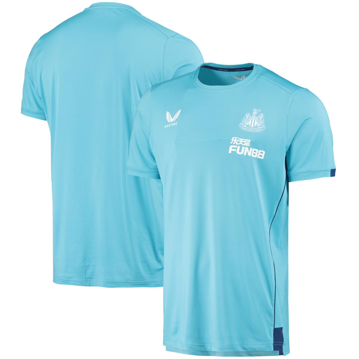 Newcastle United Staff Travel T-Shirt - Sky Blue - Kit Captain