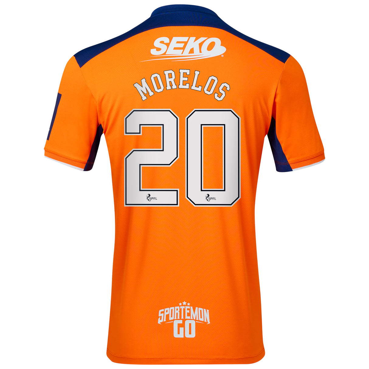 Glasgow Rangers Third Shirt 2022-23 with Morelos 20 printing - Kit Captain