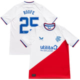 Glasgow Rangers Away Shirt 2022-23 - Kids with Roofe 25 printing - Kit Captain