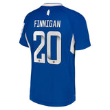 Everton WSL Home Shirt 2022-23 - Kids with Finnigan 20 printing - Kit Captain