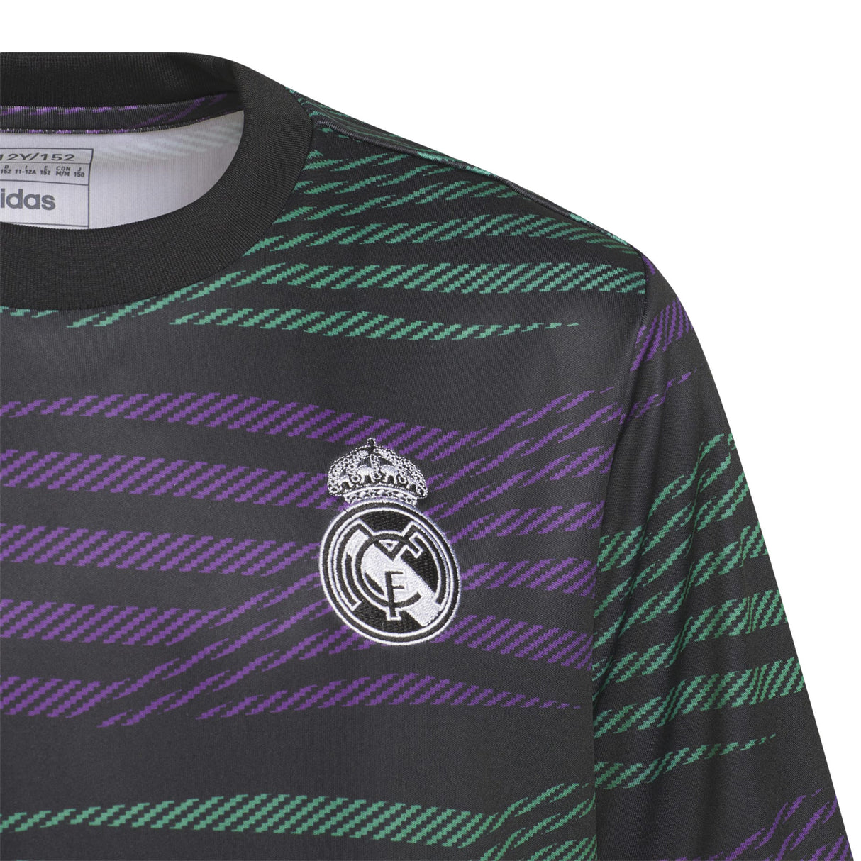 Real Madrid Pre Match Shirt - Black - Kids - Kit Captain