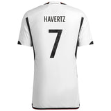 Germany Home Authentic Shirt with Havertz 7 printing - Kit Captain