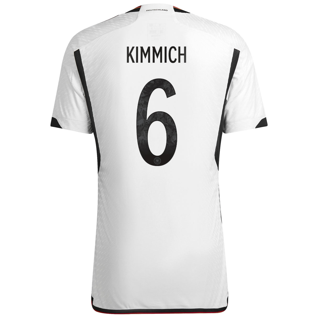 Germany Home Authentic Shirt with Kimmich 6 printing - Kit Captain