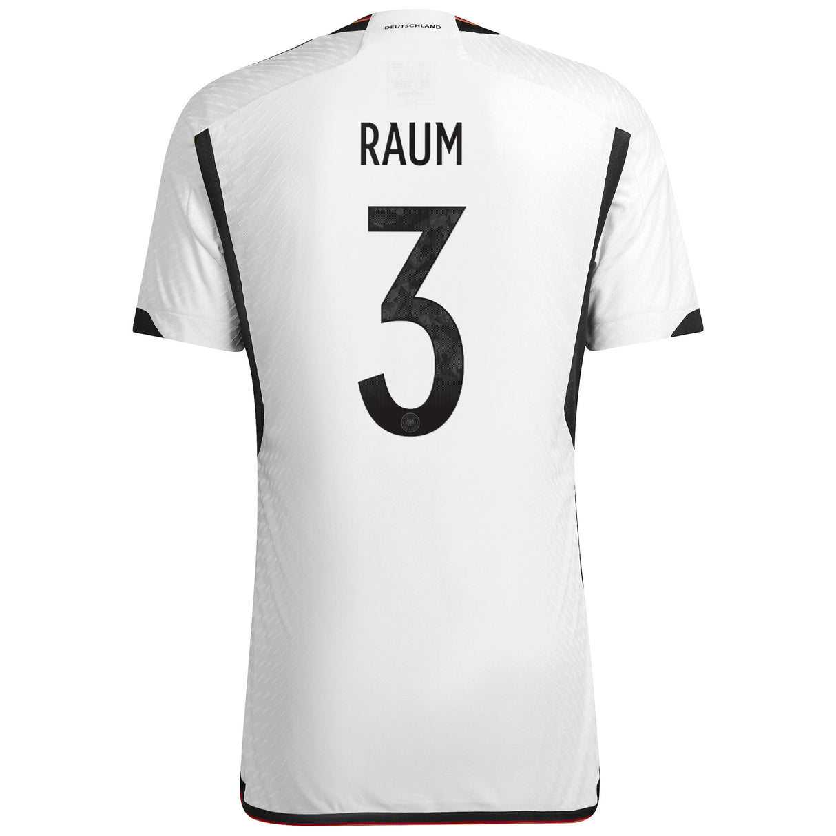 Germany Home Authentic Shirt with Raum 3 printing - Kit Captain