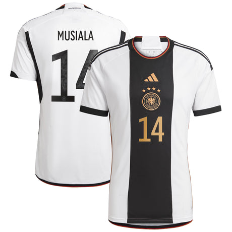 Germany Home Shirt with Musiala 14 printing - Kit Captain