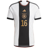 Germany Home Shirt with Klostermann 16 printing - Kit Captain