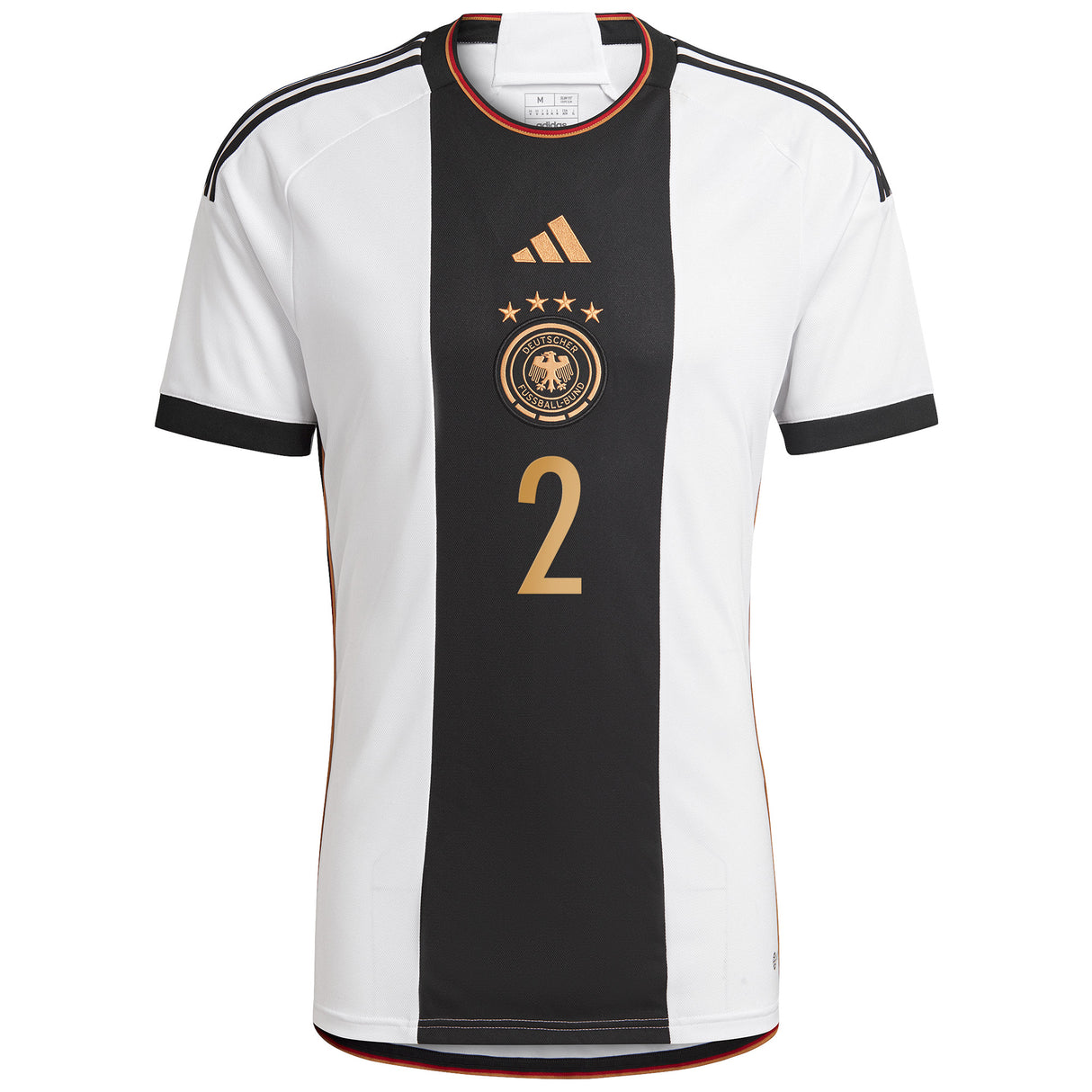 Germany Home Shirt with Rüdiger 2 printing - Kit Captain