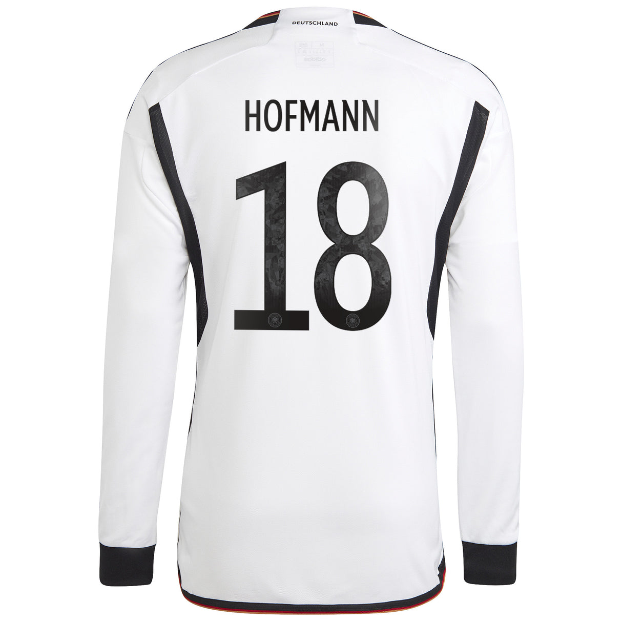 Germany Home Shirt - Long Sleeve with Hofmann 18 printing - Kit Captain