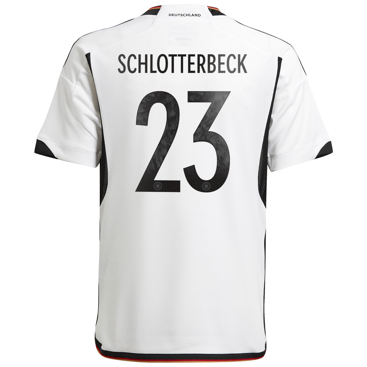 Germany Home Shirt - Kids with Schlotterbeck 23 printing - Kit Captain