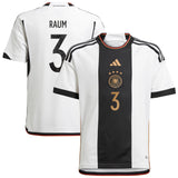 Germany Home Shirt - Kids with Raum 3 printing - Kit Captain