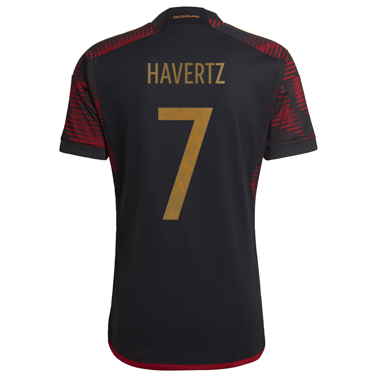 Germany Away Shirt with Havertz 7 printing - Kit Captain