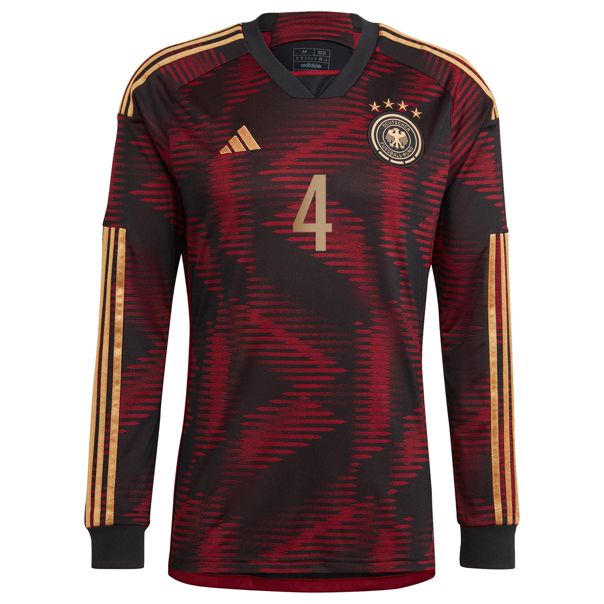 Germany Away Shirt - Long Sleeve with Ginter 4 printing - Kit Captain