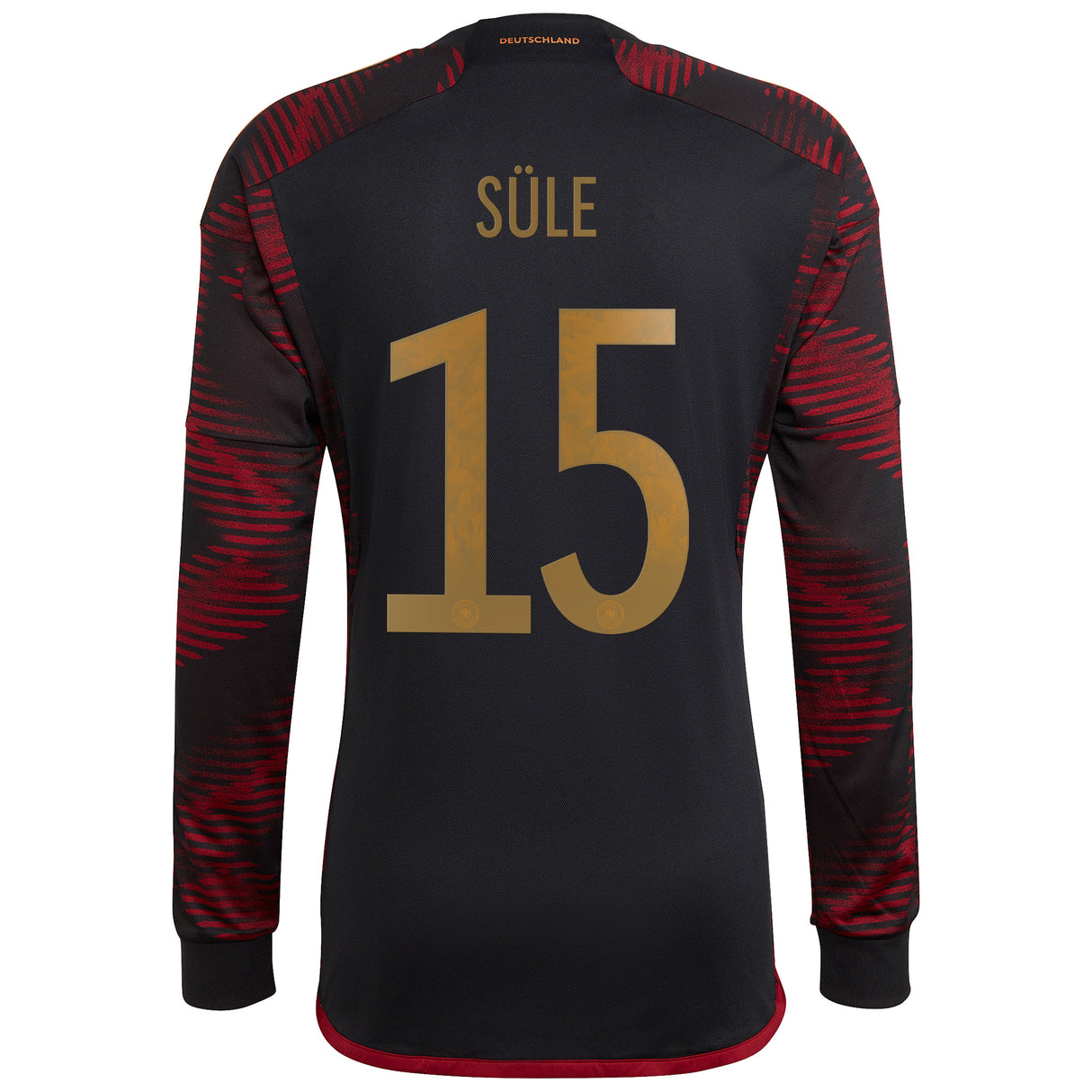 Germany Away Shirt - Long Sleeve with Süle 15 printing - Kit Captain