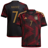 Germany Away Shirt - Kids with Havertz 7 printing - Kit Captain