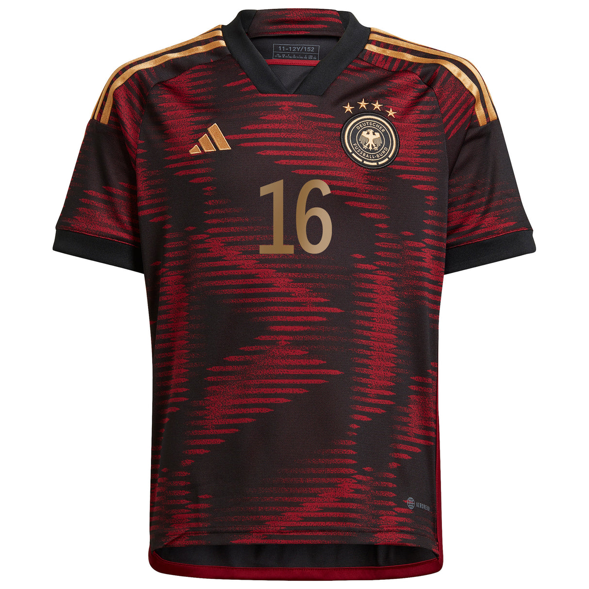 Germany Away Shirt - Kids with Klostermann 16 printing - Kit Captain