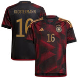 Germany Away Shirt - Kids with Klostermann 16 printing - Kit Captain