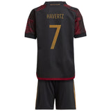 Germany Away Minikit with Havertz 7 printing - Kit Captain