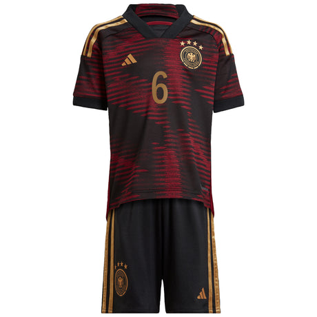 Germany Away Minikit with Kimmich 6 printing - Kit Captain