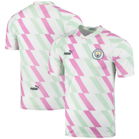 Manchester City Prematch Jersey - White - Kit Captain