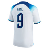 England Home Match Shirt 2022 with Kane 9 printing - Kit Captain