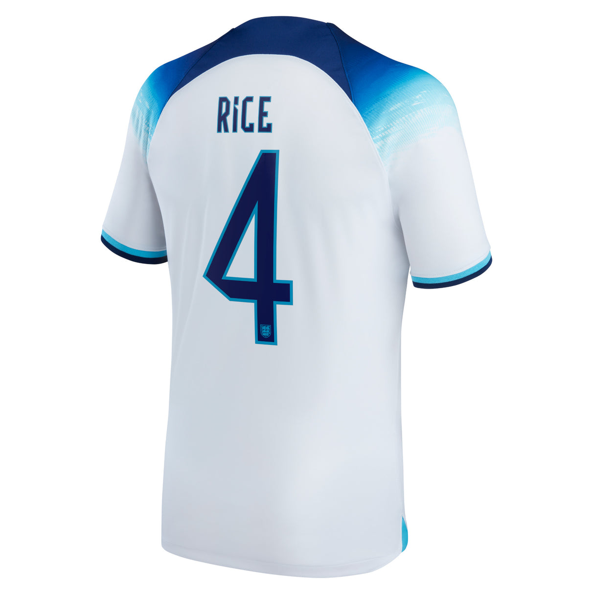 England Home Stadium Shirt 2022 - Kids with Rice 4 printing - Kit Captain