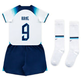 England Home Stadium Kit 2022 - Little Kids with Kane 9 printing - Kit Captain