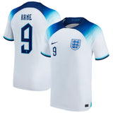 England Home Stadium Shirt 2022 - Kids with Kane 9 printing - Kit Captain