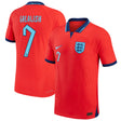 England Away Match Shirt 2022 with Grealish 7 printing - Kit Captain