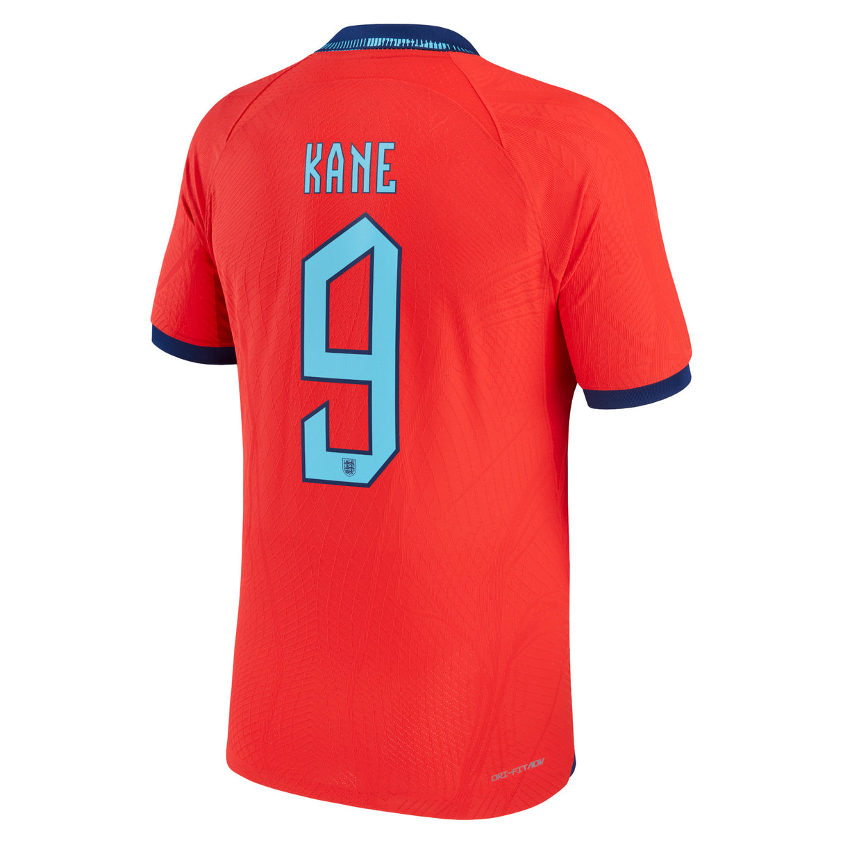 England Away Match Shirt 2022 with Kane 9 printing - Kit Captain