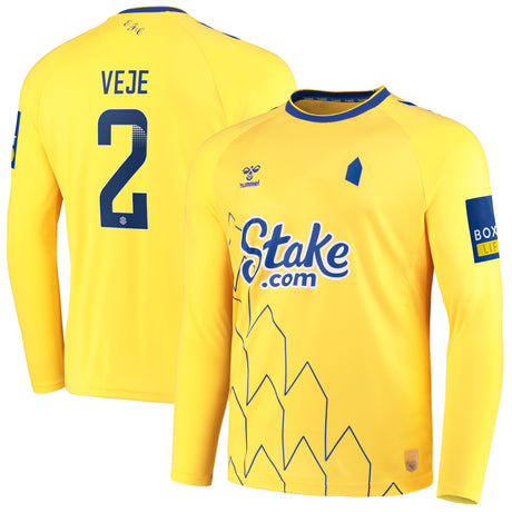 Everton WSL Third Shirt 2022-23 - Long Sleeve with Veje 2 printing - Kit Captain