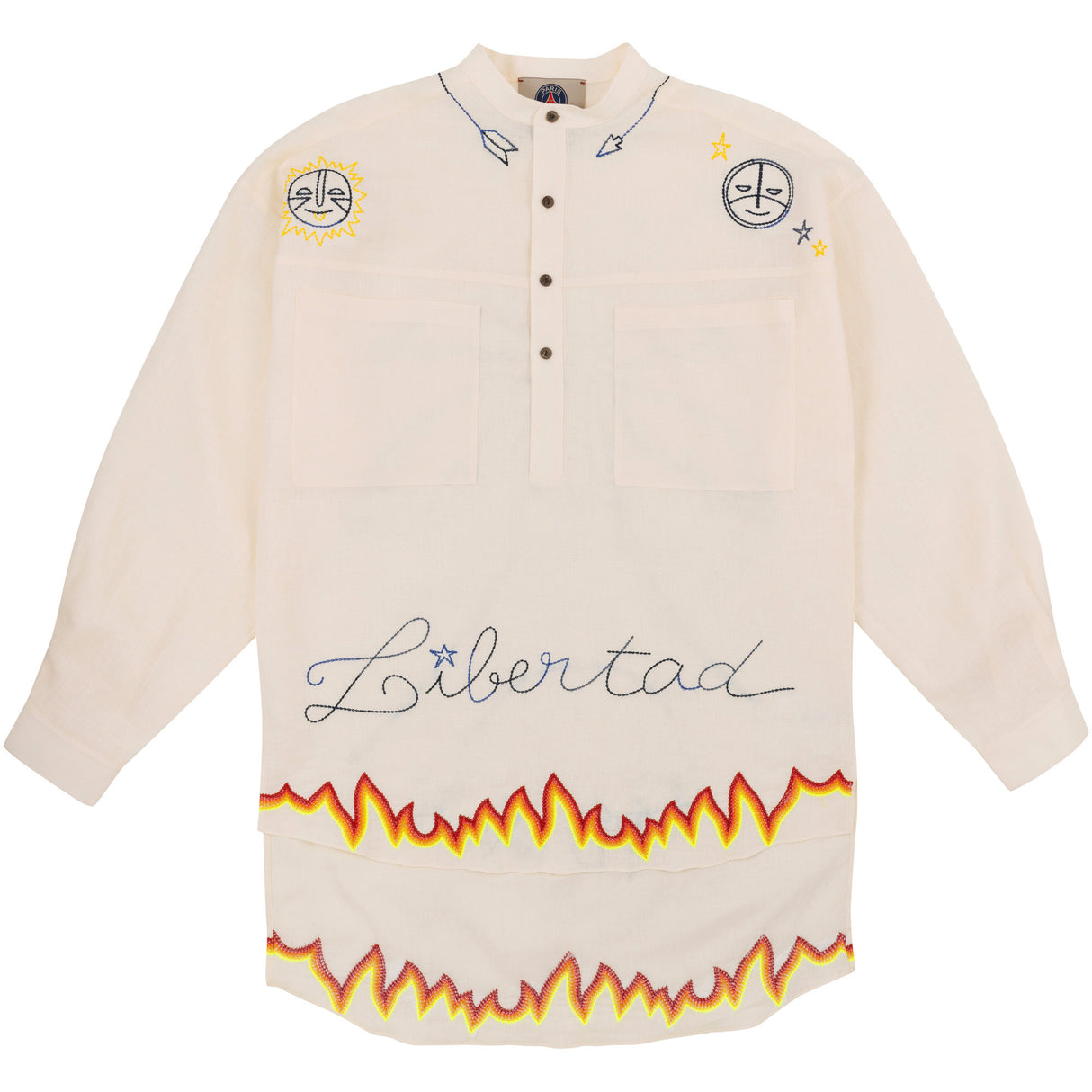 Paris Saint-Germain X Esteban Cortazar Embroidered Long Sleeve Shirt - White - Unisex - Kit Captain