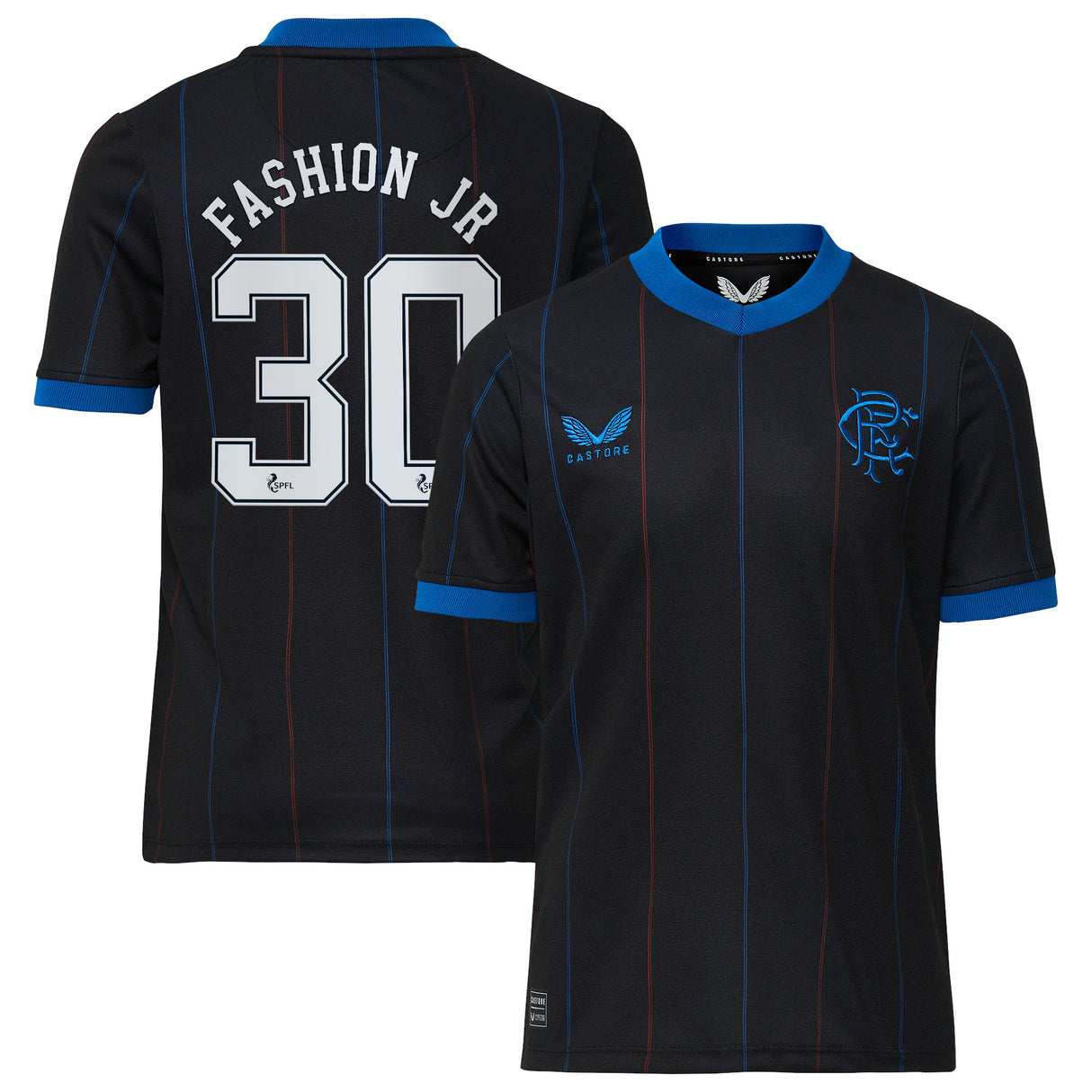 Glasgow Rangers Fourth Shirt 2022-23 - Kids with Fashion Jr 30 printing - Kit Captain