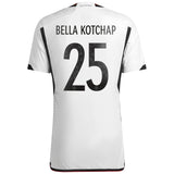 Germany Home Authentic Shirt 2022 with Bella Kotchap 25 printing - Kit Captain