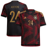 Germany Away Shirt 2022 - Kids with Adeyemi 24 printing - Kit Captain