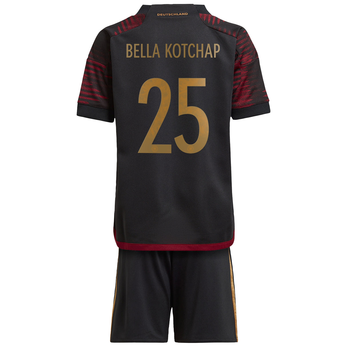 Germany Away Minikit 2022 with Bella Kotchap 25 printing - Kit Captain