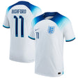 England Home Match Shirt 2022 with Rashford 11 printing - Kit Captain