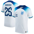 England Home Match Shirt 2022 with Maddison 25 printing - Kit Captain