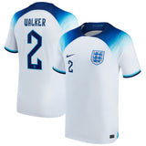 England Home Stadium Shirt 2022 - Kids with Walker 2 printing - Kit Captain