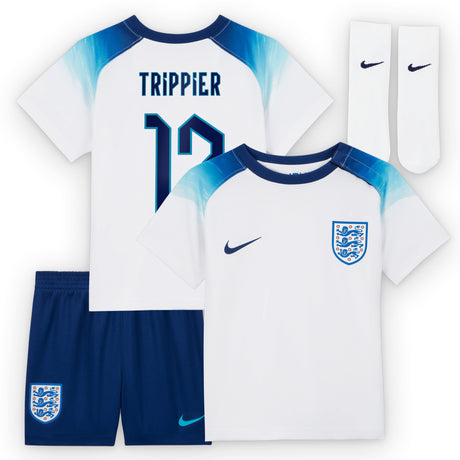 England Home Stadium Kit 2022 - Infants with Trippier 12 printing - Kit Captain