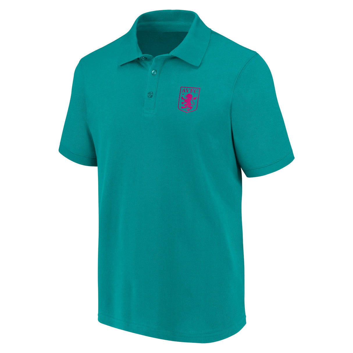 Aston Villa Essentials Polo - Aqua - Mens - Kit Captain