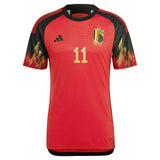 Belgium Home Authentic Shirt 2022 with Carrasco 11 printing - Kit Captain