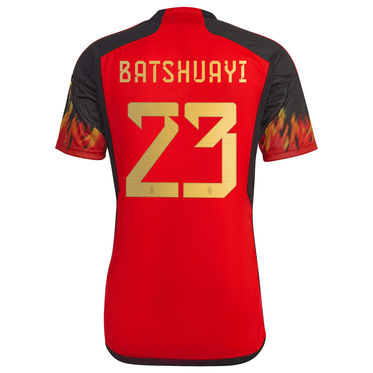 Belgium Home Shirt 2022 with Batshuayi 23 printing - Kit Captain