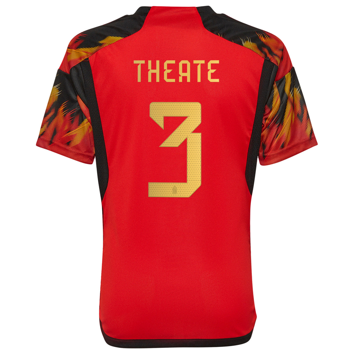 Belgium Home Shirt 2022 - Kids with Theate 3 printing - Kit Captain