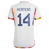 Belgium Away Shirt 2022 with Mertens 14 printing - Kit Captain